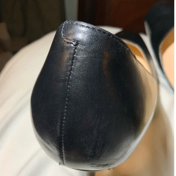 Nike Air Cole Haan Collection Black Square-Toe 3" Heels. - Picture 6 of 12